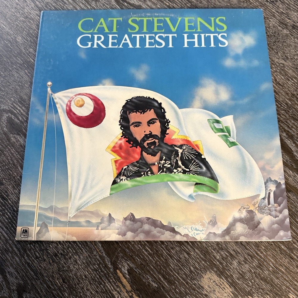 Cat Stevens Greatest Hits 1975 1st Press w/Lyric sheet  SP 4519 EX/VG